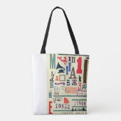 Vintage Briefmarke: Dokumentdekor Tasche (Rückseite)