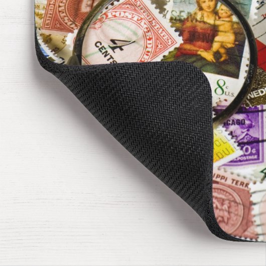 Vintage Briefmarke Mousepad (Ecke)