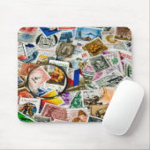 Vintage Briefmarke Mousepad (Mit Mouse)