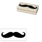 Vintage Briefmarke Mustache Rubber Art Gummistempel (Stempel)
