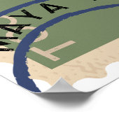 Vintage Briefmarke Poster (Ecke)