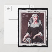 Vintage Briefmarke Postkarte (Vorne/Hinten)
