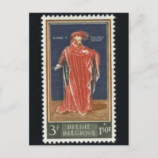 Vintage Briefmarke Postkarte (Vorderseite)