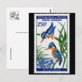 Vintage Briefmarke Postkarte (Vorne/Hinten)