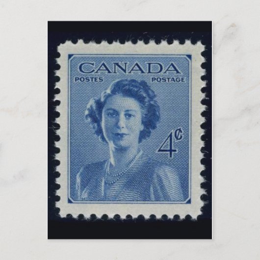 Vintage Briefmarke Postkarte (Vorderseite)