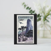 Vintage Briefmarke Postkarte (Stehend Vorderseite)