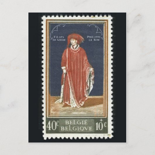 Vintage Briefmarke Postkarte (Vorderseite)