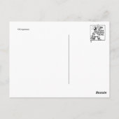 Vintage Briefmarke Postkarte (Rückseite)