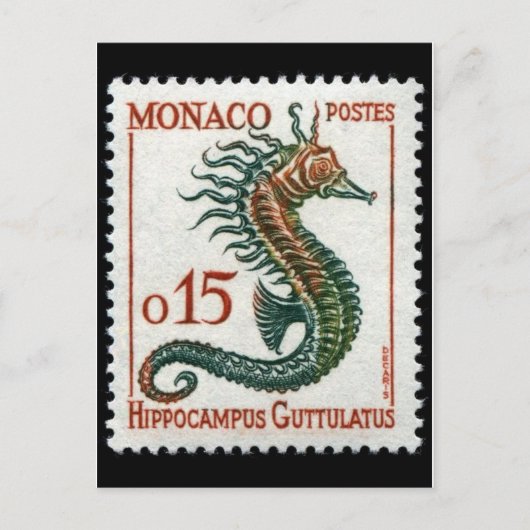 Vintage Briefmarke Postkarte (Vorderseite)