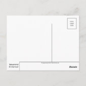 Vintage Briefmarke Postkarte (Rückseite)