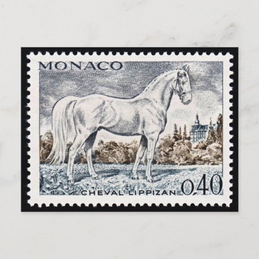 Vintage Briefmarke Postkarte (Vorderseite)