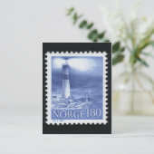 Vintage Briefmarke Postkarte (Stehend Vorderseite)