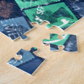 Vintage Briefmarken Puzzle (Seite)