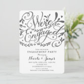 Vintage Brieftelehrungspartei Einladung (Stehend Vorderseite)