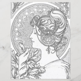 Vintage Brigid keltische Wicca-Malvorlage Papier