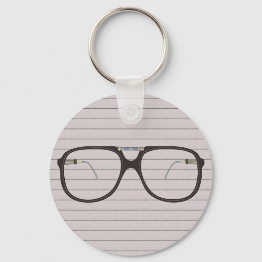 Vintage Brille Schlüsselanhänger (Vorderseite)