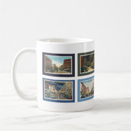 Vintage Bristol Postkarten Kaffeetasse