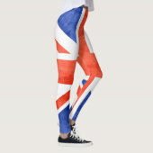 Vintage britische Flagge #10 Leggings (Rechts)