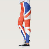 Vintage britische Flagge #10 Leggings (Links)