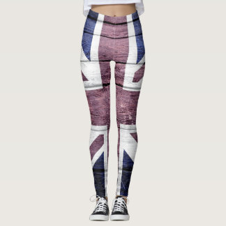 Vintage britische Flagge #11 Leggings