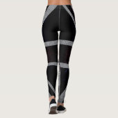 Vintage britische Flagge #12 Leggings (Rückseite)