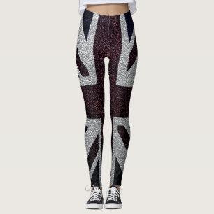 Vintage britische Flagge #12 Leggings