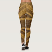 Vintage britische Flagge #13 Leggings (Rückseite)