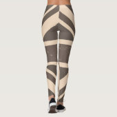 Vintage britische Flagge #4 Leggings (Rückseite)