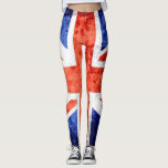 Vintage britische Flagge #7 Leggings<br><div class="desc">Vintage britische Flagge. Design ist auf anderen Produkten erhältlich.</div>
