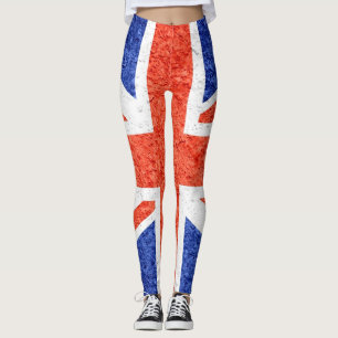 Vintage britische Flagge #9 Leggings