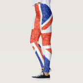 Vintage britische Flagge #9 Leggings (Links)