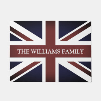 Vintage Britische Flagge Begrüßungstürmatte Fußmatte