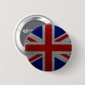 Vintage britische Flagge Button (Vorne & Hinten)