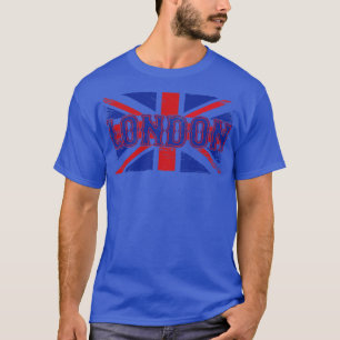 Vintage britische Flagge London T-Shirt