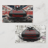 Vintage britische Jack london Mode Visitenkarte (Vorne/Hinten)