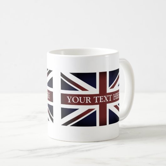 Vintage britische kaffeetasse (VorderseiteRechts)