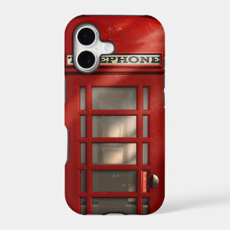 Vintage britische rote Telefonzelle