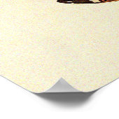 Vintage britische Schmetterlinge Poster (Ecke)