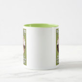 Vintage britische Suffragette-Katzen-und Mäusetat Tasse (Zentrum)