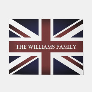Vintage britische Union Jack Flagge Willkommens Tü Fußmatte
