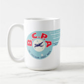 Vintage britischer Commonwealth-pazifische Kaffeetasse (Links)