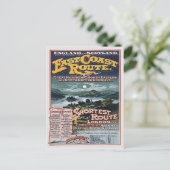 Vintage British Rail Network Route Advertising Postkarte (Stehend Vorderseite)