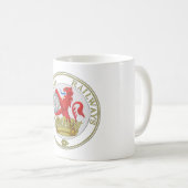 Vintage British Railways lion roundel Kaffeetasse (VorderseiteRechts)
