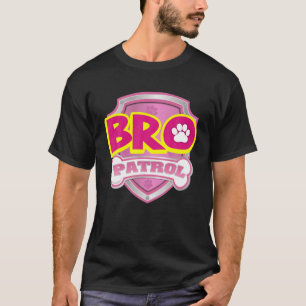 Vintage Bro Patrol Design Arts Hunde für Fami T-Shirt