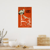 Vintage Broadway Comedy Show Girls Miss Violet Poster (Küche)