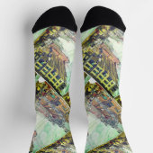 Vintage Broadway, NYC (1880s) Socken (Oben)