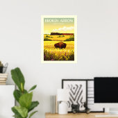 Vintage Broken Arrow Oklahoma Poster (Heimbüro)