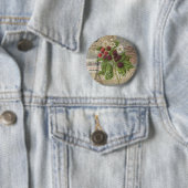 Vintage Brombeeren Französische Ephemera Art Colla Button (Beispiel)
