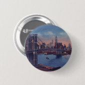 Vintage Brooklyn Bridge Button (Vorne & Hinten)