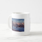 Vintage Brooklyn Bridge Kaffeetasse (Vorderseite Links)